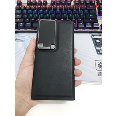適用於三星S24Ultra手機殼鏡頭翻蓋設計四邊全包手機支S23Ultra