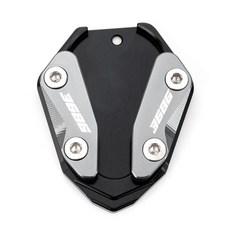 존테스 오토바이 타이어 밸브 사이드 스탠드 킥스탠드 확장 패드 보조 발판, 1개, 7. Pad Silver