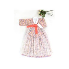 패션스타트 패턴인 P389 Hanbok 아동 여아 한복 당의 치마 저고리 옷 패턴 도안 옷본 아동복, 1개, 혼합