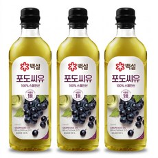 백설 포도씨유 900ml x 3개