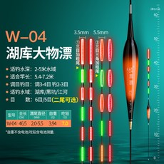 電子浮漂 變色魚漂 鰱鱅翹嘴魚漂 大物夜光漂, 1個, W-04 喫鉛7g,三目加粗尾 不變色款不帶電池