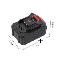 牧田插腳 21V 10節電池 - 適用於風扇、吹塵機、洗車機, 1個, Black