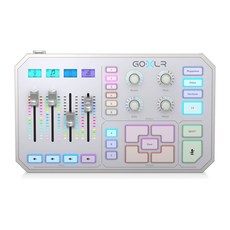 TC Helicon GO XLR 直播 Podcast 人聲效果器 混音 Mixer 遊戲 錄音介面, GO XLR-WH 白色