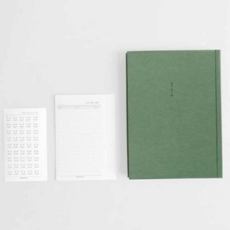 독후활동지 독서노트 (카키) 독서록 글쓰기노트 A5 79000EA 1EA, 본상품