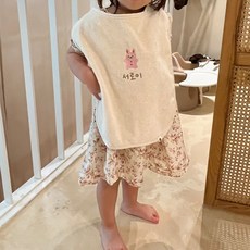 유아 세안수건 워시빕 타월 아기수건 이름자수 턱받이 어린이집, 1.러브베어