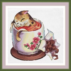 Zy1763 크리스마스 장식 diy 크로스 스티치 키트 knittin 원사 바느질 스레드 공예 용품 직물 천 자수 키트 ift, 보여진 바와 같이, 14CT 인쇄안함, 1개