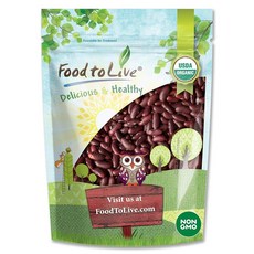 푸드투라이브 자연 추출물 다크레드 강낭콩 1.36kg 267455, 16 Ounce (Pack of 1)