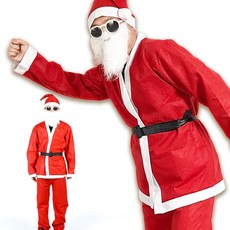산타복 5종 보급형 산타 코스프레 분장 옷 크리스마스