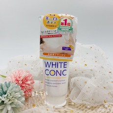 WHITE CONC 身體磨砂膏180g - 日本cosme大賞嫩白去角質，打造光滑白皙美肌, 1個, 柚香