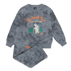 [노스페이스] 키즈 트레일메이트 스웻 세트 NM5MR60S_CHG