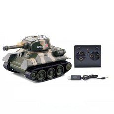 미니 RC 탱크 모델 원격무선조종 크리스마스 생일 새해 선물, C