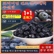 [2025 건강 관리 추천] 1kg+1kg 특급 무설탕 블루베리 건조과일 무설탕 건조블루베리 100%, 6개, 50g