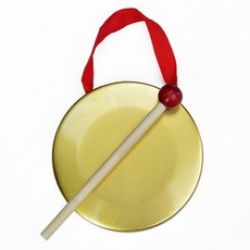 꽹가리 징 사물놀이 꽹과리 풍물 농악 무속징 굿 구리, 1개