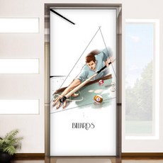 아트박스/꾸밈 io434-스포츠(당구복싱골프폴댄스테니스볼링)_현관문방문시트지, C타입[골프]