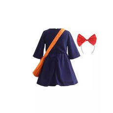 肥婆奶奶 魔女宅急便琪琪cosplay服裝，含斜挎包，聖誕節萬聖節角色扮演服裝