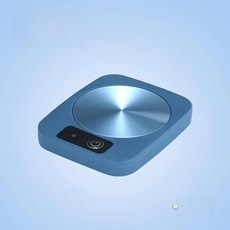 티포트 도자기 일정한 온도 휴대용 컵 커피 머그 가열 코스터 스마트 온도 조절 핫 우유, USB, 색상 분류: 6. 딥씨블루 코스터 [USB소켓]