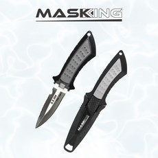 MASKING 台灣品牌潛水刀 KN-42/KN-42T 不鏽鋼/鈦合金 水肺潛水刀 浮潛必備, KN-42 不鏽鋼-金屬藍
