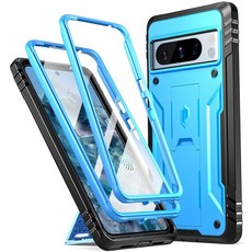 Poetic Revolution 구글 픽셀 10A용 케이스 | 슬라이드 카메라 커버 | 강화 유리 액정보호필름 | 6.1m(20피트) 밀 등급 낙하 테스트 | 킥스탠드가 있는