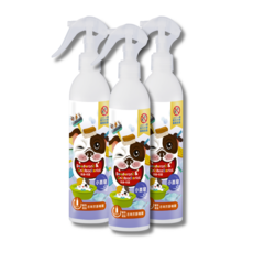 Dr.Wa-Mi 汪咪博士寵物環境去味抗菌噴霧 海洋清新 有效除臭抗菌, 小蒼蘭, 3個, 300ml