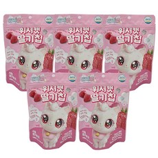 리더스인팜 위시캣 딸기칩, 5개, 12g