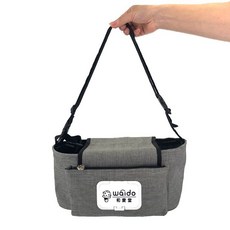 折疊隔尿墊 可攜式隔尿墊 隨身隔尿墊 換尿墊 隔尿墊 便攜式 防水 尿布墊 多功能便攜式 易清洗 寶寶隔尿墊 嬰兒尿布墊, 1個, 升級款嬰兒推車收納包--灰色