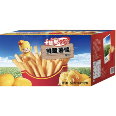 Cadina 卡迪那 95°C 鮮脆薯條 鹽味, 1箱, 600g