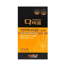 다비움 차전자피분말 1BOX 변비 쾌변, 30개