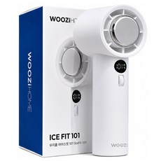 우지홈 IceFit 101단 급속 냉각 휴대용 선풍기, 화이트, CF02