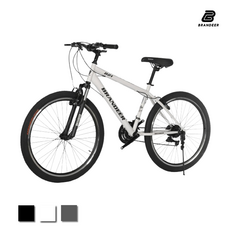 브랜디어 입문용 MTB 21단 자전거 B21, 매트화이트, 170cm, 1개