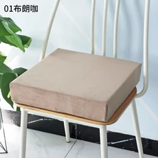 35D 하드 고밀도 스폰지 소파 쿠션 솔리드 컬러 창 매트 이동식 및 빨 수있는 의자 두께 38cm, 02, 40x40x5cm