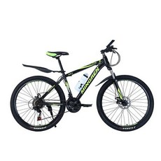 越野登山車M1旋風21速，日本Shimano變速器，附牛角、擋泥板、踏板, 1個, 黑黃