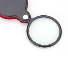 접이식 간편 보관 돋보기 확대경, 2개, 검정