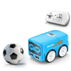 RC 지능형 미니 버스 매직 지능형 리모컨 만화 미니카 제스처 스마트 전기차 어린이 장난감, 캐리와 장난감 친구들, blue