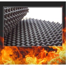 난연계란판 500*500*25T/50T 접착식 블랙 흡음제 셀프, 1개, 블랙25T