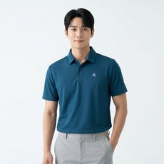 <김영주골프> 남녀공용 반팔 카라 티셔츠_에어스윙 골프 스포츠웨어 데일리티셔츠