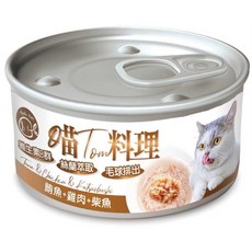 喵Tom料理 維生素B群 絲蘭萃取 毛球排出, 1個, 鮪魚+雞肉柴魚 24罐
