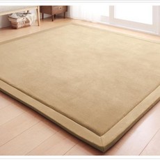 日式加厚榻榻米地墊 兒童爬行防摔墊 客廳臥室兩用 2公分厚 150x200公分, 天然棕/2cm厚,150 * 200cm