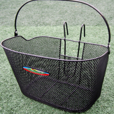 자전거바구니 걸이식바구니 소 중 대 3가지사이즈 블랙/화이트, 화이트, 1개