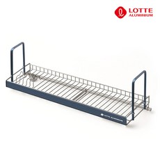 롯데알미늄 주방 상부장 부착형 국자걸이 씽크선반 800, 1개, 민트, 1단