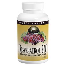 SOURCE NATURALS 白藜蘆醇錠 200mg, 1罐, 30顆
