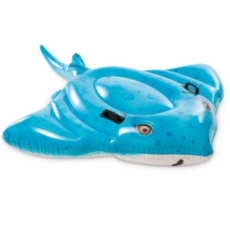 인텍스 가오리 라이드온 유아동 튜브, 블루, 3개