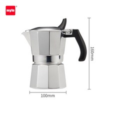 意式萃取摩卡壺, 雙閥摩卡壺, 1個