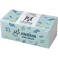 淨新 五層加厚面紙 抽取式衛生紙, 1箱, 30個裝