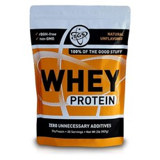 TGS Nutrition TGS 뉴트리션 올 내추럴 100% 웨이 프로틴 무맛 분리유청단백질 907g, 1개