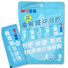 紅牛愛基電解質沖泡飲6包/袋，運動後迅速補充水分與電解質，維持身體機能正常運作，輕巧包裝方便攜帶, 1個