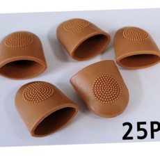 바느질 손가락 골무 다회용 내구성 실리콘 pvc 손가락 골무 엄지 재봉 재활용 장갑 보호 마개