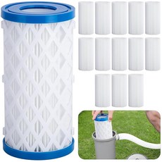 LFUTARI 타입 A/C/III 수영장 필터 카트리지 재사용 가능한 및 스파 교체 지상 수영장용 펌프 카트리지 여과 키트 효율적인 여과 물을 깨끗하게 유지