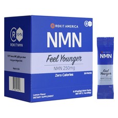 Rokit Healthcare NMN 250mg補充粉隨身包 30條入, 1個, 60g