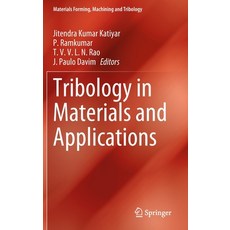 Tribology in Materials and Applications Hardcover, Springer