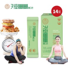 누적판매 100만포 돌파! 체지방감소+쾌변+식후혈당감소를 한번에! 아메리카노 다이어트커피 카페빼빼 [14포] 오투넷, 1박스, 84g